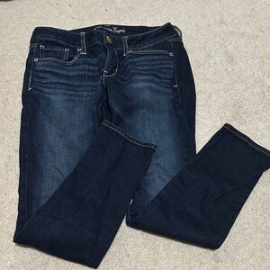 American Eagle Outfitters Dark Blue Skinny Jeans